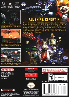 Star Fox - Assault box cover back